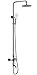 HAOXIN Outdoor Shower Fixtures,SUS 304 Stainless Steel Wall Mounted 3 Functions Shower Systems Faucet Set with 7.9" Rain Shower,Brushed Nickel,A5108N primary