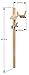 Liberty Garden Products 693 Free Standing Garden Hose Stand With Brass Faucet, Holds 150-Feet of 5/8-Inch Hose - Tan