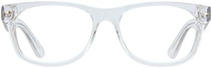 Geek Eyewear Rad09 Vintage Retro Wayfarer Eyeglasses Crystal Clear Optical Frame