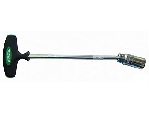 HONITON H021, 21 mm Spark Plug Socket, T Handle with Flexible Joint, 350mm Long