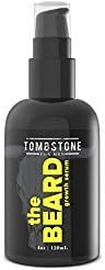 Tombstone The Stache Growth Enhancing Serum - Grow Richer, Fuller, Longer Looking and Softer Facial Hair - Best for Mustache Care Products