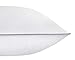 Utopia Bedding 2 Pack Down Alternative Bed Pillows for Sleeping - Regular Fiber Filled Pillow - Queen