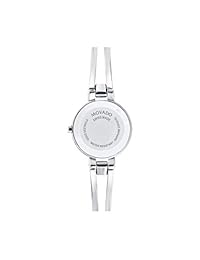 Movado AMOROSA negro Dial acero inoxidable reloj de mujer, 0607153