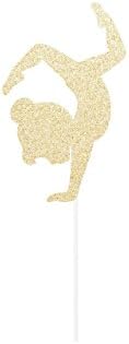 Gymnastics Cake Topper - Any Color Glitter