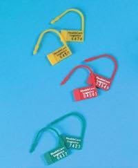 Health Care Logistics 7685 Seals Nylon Red Padlock Numbered 100/Pk