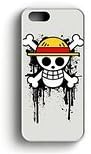 VC76 - Varisca - Luffy Strawhat Logo One Piece Anime iPhone 5 / 5s Case Hardplastic Frame White Fit For iPhone 5 / 5s