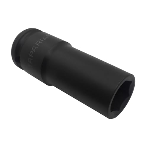 TAPARIA Deep Impact Socket IML 18H, 1/2" (12.7mm) Square drive size, Chrome-Molybdenum Steel for durability and long life, 6 Point Impact Socket for Automobile, Industrial, Construction, Professional 1