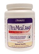 Metagenics Ultrameal Plus 360 Supplement, Vanilla, 25.5 Ounce