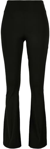 Leggings Évasé Taille Haute Recyclé Femme Legging Noir