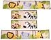 Bedtime Originals Jungle Buddies Bumper, Brown/Yellow