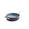 GreenPan-Saute-Pan-with-Helper-Handle-Non-Stick-Toxin-Free-Ceramic-Saute-Pan-Induction-Oven-Safe-Cookware-28-cm42-Litre-Grey GreenPan Valencia Pro Hard Anodised Healthy Ceramic Non-Stick 28 cm/4.2 Litre Sauté Pan, PFAS Free, Induction…