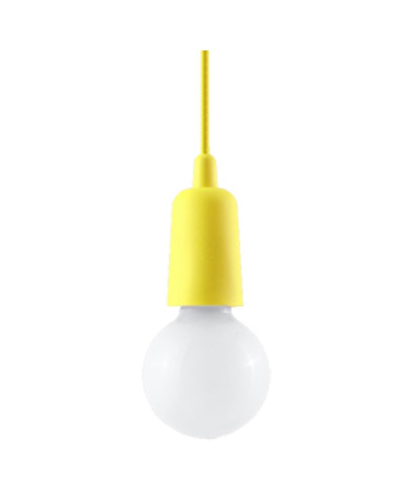 SOLLUX Pendant Lamp Diego Unique Design Without Lampshade Minimalist LED Lighting Minimalist LED Lighting Single Yellow Light Bulb