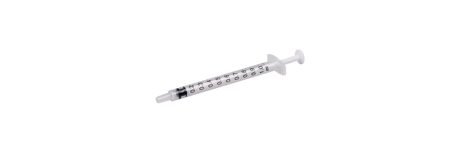 Terumo 1ml Disposable Medication Syringes - 100