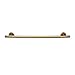 Amerock BH26543BBZ | Golden Champagne Towel Bar | 18 in (457 mm) Towel Rack | Arrondi | Bathroom Towel Holder | Bathroom Hardware | Bath Accessories