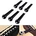Ioffersuper 6pcs Ebony Bridge Pins Black For Acoustic Guitar Accessories Quality Replacement white