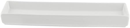 10 Strawberry Street Whittier 2.75" x 9.75" Rectangle Dish, Set of 6, White