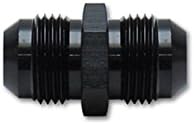 Vibrant PerformancePower 10232 Fitting, Straight Coupler, Union Adapter, Male -6 AN to Male -6 AN, Aluminum, Black Anodized, each