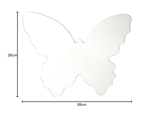 RoomMates MIR0002BTL Butterfly Peel and Stick Mirror 2
