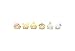 Disney Tsum Tsum - EXCLUSIVE GLITTER PASTEL FIGURES 6 pack 1-Inch Minifigure (Target Exclusive)
