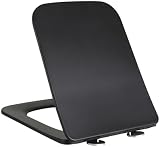 MASS DYNAMIC Square Soft Close Toilet Seat, Quick Release, Top Fixing, Easy view 7
