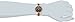 Anne Klein Women's 109118BMRG Ceramic Rosegold-Tone Premium Crystal Accented Brown Dress Watch
