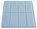 CNK Tile Frosted Sky Blue Glass Subway Tile - 6