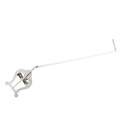 Moligh doll Duable Marching Baritone Lyre Trombone Euphonium Lyre Music Sheet Clip Flip Folder Silver