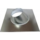 Metal-Fab Standard Pitch Gas Vent Roof Flashing - 5 Inch