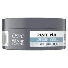DOVE MEN + CARE SCULPTING PASTE – TEXTURED LOOK/MEDIUM HOLD/MATTE FINISH – NET WT. 1.75 OZ (49 G) EACH – PACK OF 2