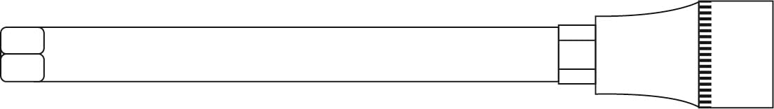 CLAS Equipements Hex Socket 6 mm L.200 mm 1/2 Inch - SA 0395