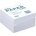 White Memo Paper Cube, 500 Paper Notes Per Pack. - Handy on Desk When You Need a Quick Note. (3-Pack)