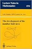 The Development of the Number Field Sieve, Lenstra, A. K. and Lenstra, H. W., Jr., 0387570136
