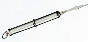 JB Silverware Silver Retractable Toothpick (New)