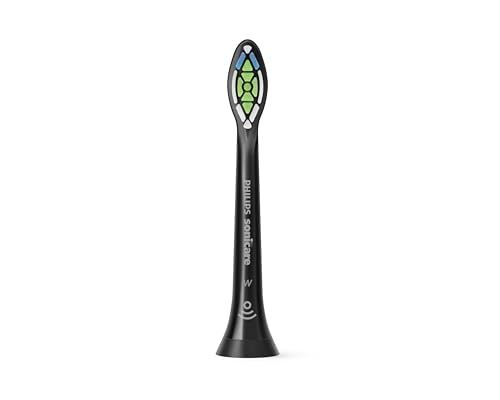Philips Sonicare Original W2 Optimal White Standard Schallzahnbürstenköpfe - 8er-Pack in Schwarz (Modell HX6068/13)