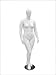 Doloowee (MD-NANCYW1) ROXYDISPLAY Egg Head Female Mannequin Plus Size, with high Heel feet Feature. with Arms by The Side, and Sculpture high Heel Shoe
