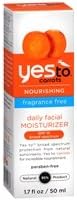 Yes to Carrots Nourishing Daily Facial Moisturizer SPF 15, Fragrance Free, 1.7 fl oz - 2pc