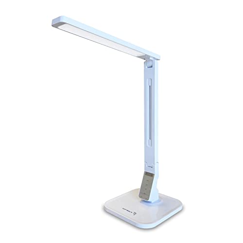 Fugetek LED Desk Office Lamp, Exclusive 27 EyeCaring Recessed LEDs, 5