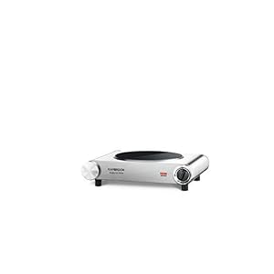 Kambrook Portable Hot Plate, Brushed Stainless Steel