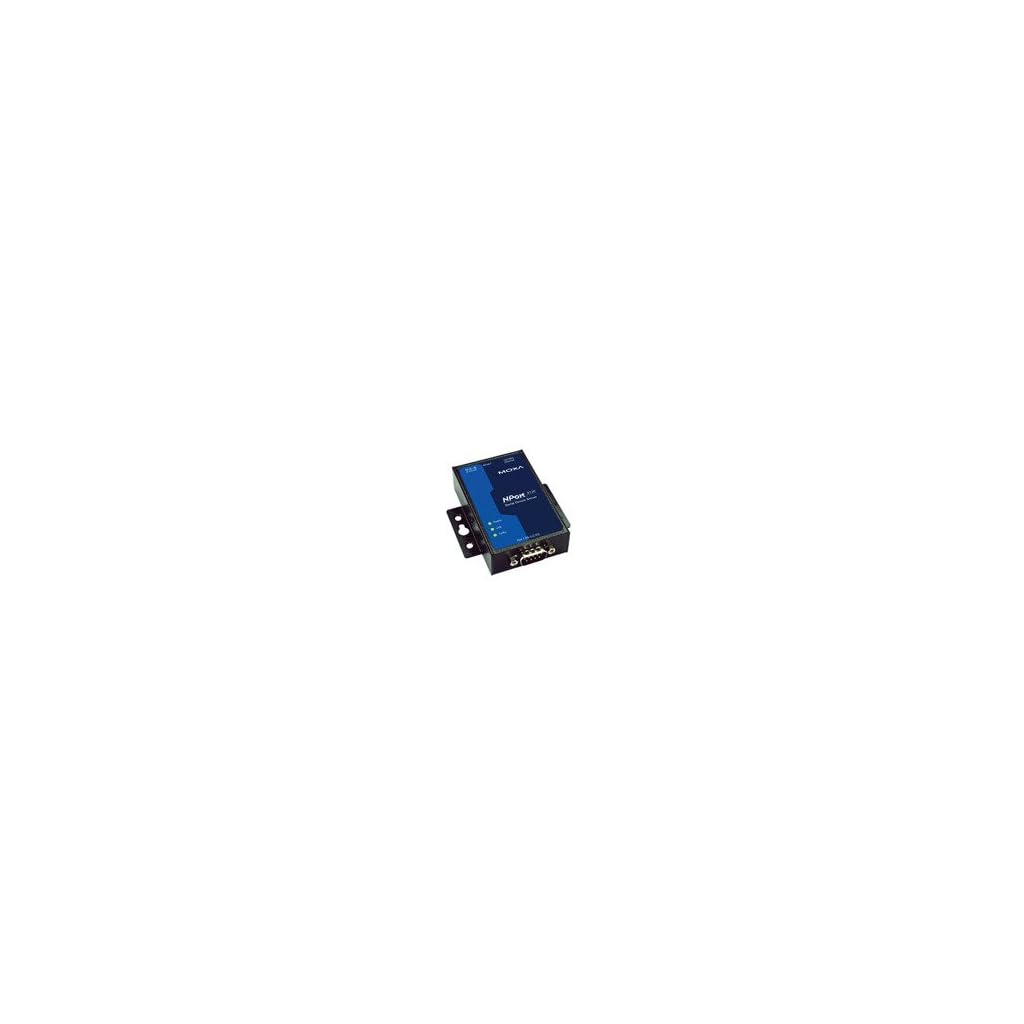 MOXA NPort 5130-1 Port Device Server, 10/100 Ethernet, RS-422/485, DB9 ...