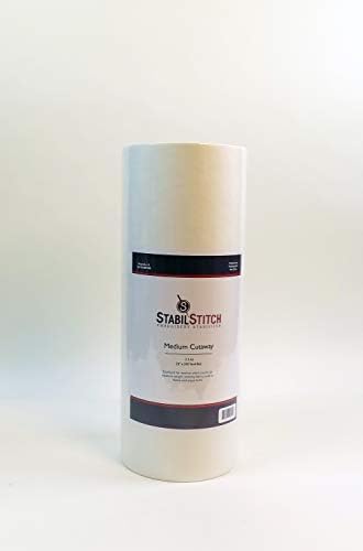 Medium (2.5 oz.) Cutaway 20" x 100 Yd Roll - Embroidery Stabilizer