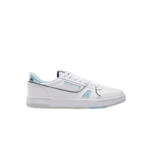 Reebok Unisex Lt Court Sneaker, Weiß, Softblue, Schwarz, 45 EU