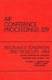 Resonance Ionization Spectroscopy, 1994 : 7th International Symposium, , 1563964376