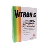 Vitron - C High Potency Iron Supplement Tablets - 60 Ta