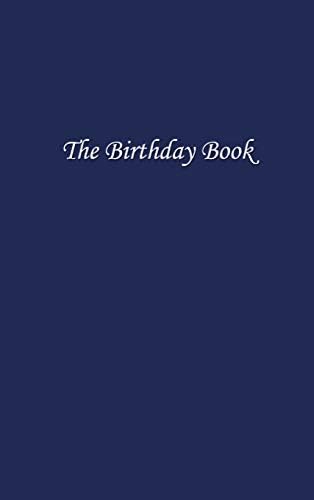 The Birthday Book (Dark Blue Cover)