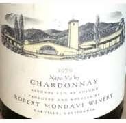 MONDAVI ROBERT Chardonnay 1979, Napa Valley