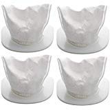 Holife and Homasy Replaceable Filter for Cordless Handheld Vacuum Cleaner, Washable and Reusable, 4 Pack Vacuum Filters (Model: HMHM207AWUS, HMHM207CWUS, HLHM036BW, HLHM036AB, HLHM208ABUS, KB-9005)