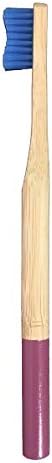 FETE Bamboo Toothbrush Medium Vegan Blue Purple