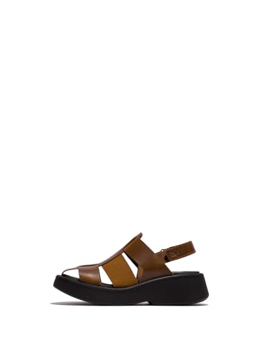 Fly London Damen MING201FLY Sandal, Camel, 41 EU