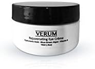 Rejuvinating Eye Cream For Puffy Eyes, Dark Circles &amp; Crows Feet With Hyaluronic Acid, Organic Blue Green Algae &amp; Vitamin E. (1 Bottle, Plus 1 Sleep Mask)