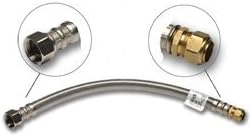 7/8"Comp X 3/4"Fip X 18" Stainless Steel Water Heater Connector